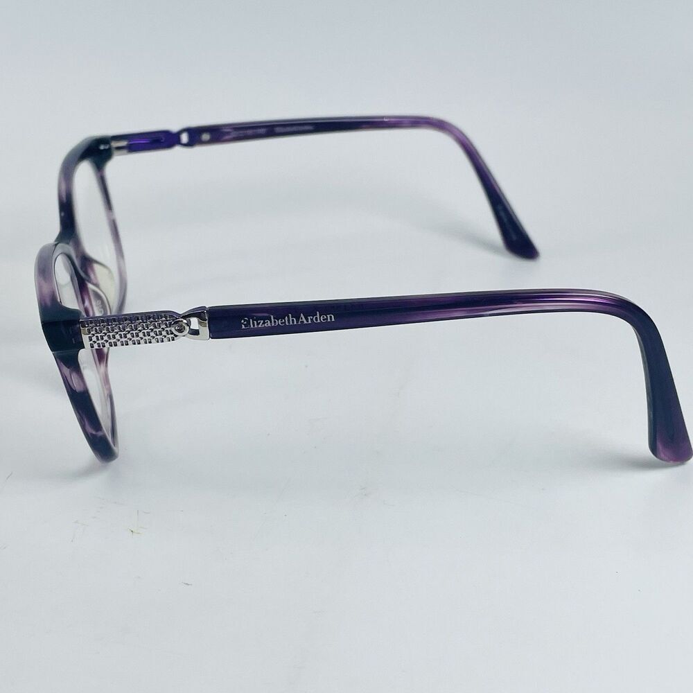 Elizabeth Arden Eyeglass Frame EA1201-2 Women Purple Tortoise Cat Eye 52-16-140 - Picture 4 of 11